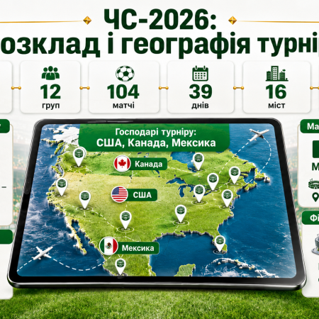 Чемпіонат світу з футболу 2026 розклад: коли і де пройдуть матчі?